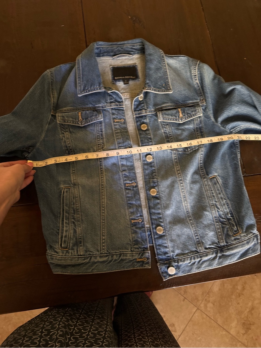 Classic Woman Denim Jacket - Blue - Picture 7 of 12